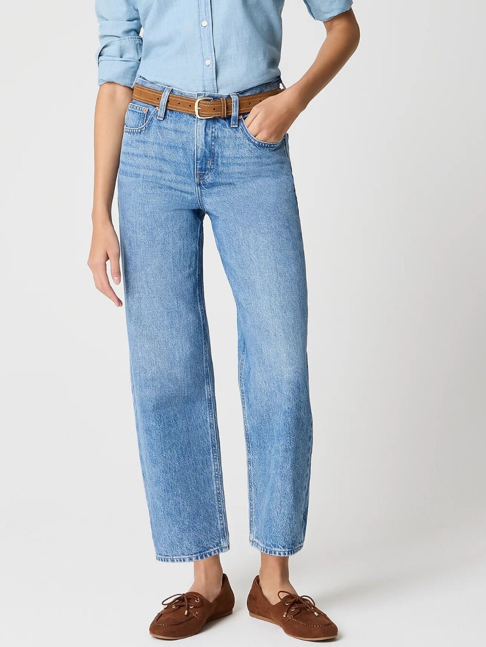 🚨NEW J CREW 90s Vintage Baggy Jean High Rise Spring  2026 Size 28